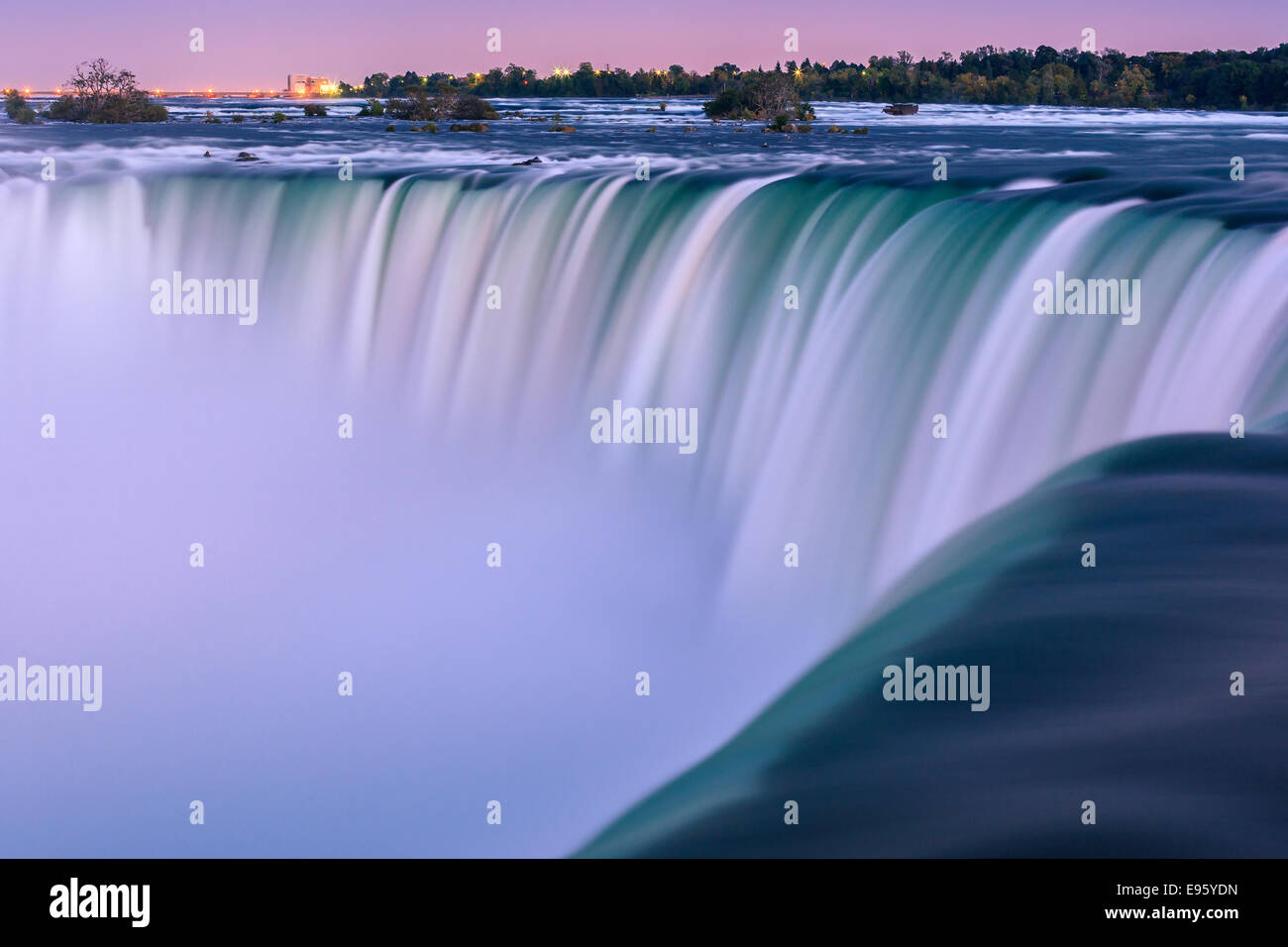 Cascate Horseshoe, parte del Niagara Falls, Ontario, Canada. Foto Stock