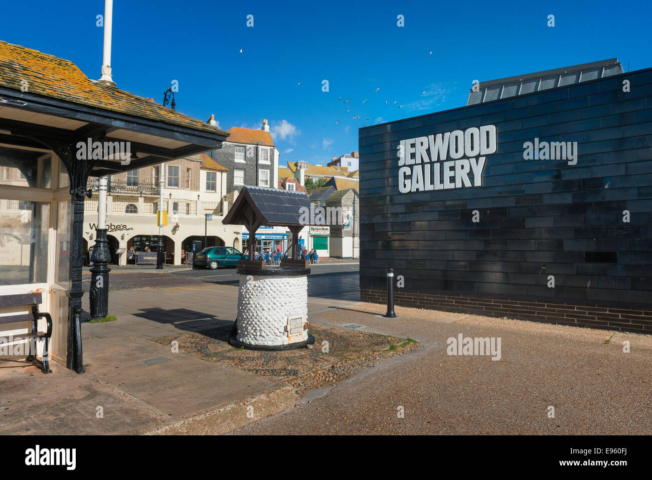 La galleria Jerwood, Hastings, East Sussex. Foto Stock