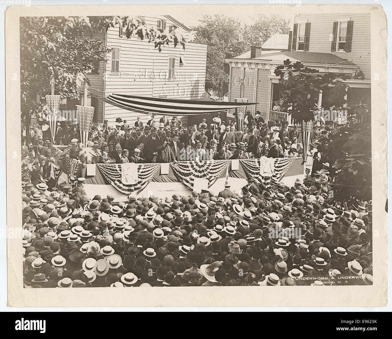 [Colonnello Theodore Roosevelt parlando a New Brunswick, New Jersey] Foto Stock