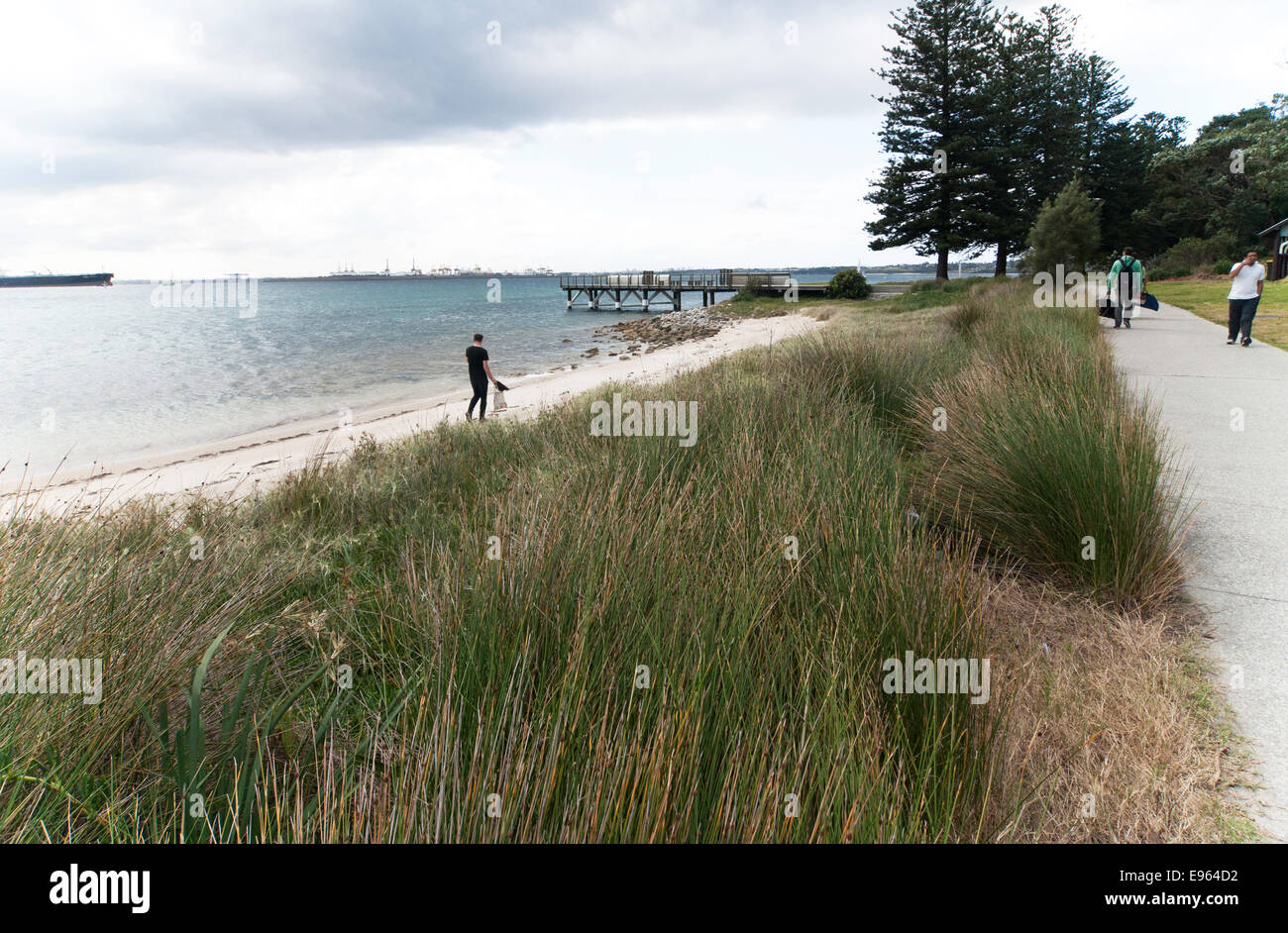 La Captain Cook landing place, Botany Bay National Park, Sydney Foto Stock