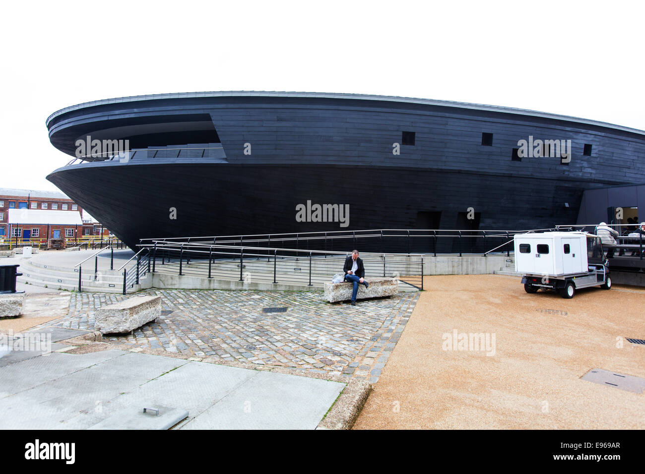 Il Mary Rose Museum, Portsmouth, Inghilterra, Regno Unito. Foto Stock