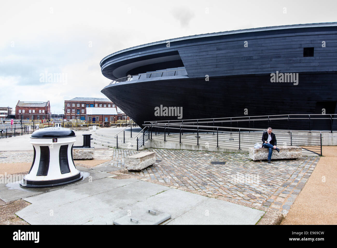 Il Mary Rose Museum, Portsmouth, Inghilterra, Regno Unito. Foto Stock