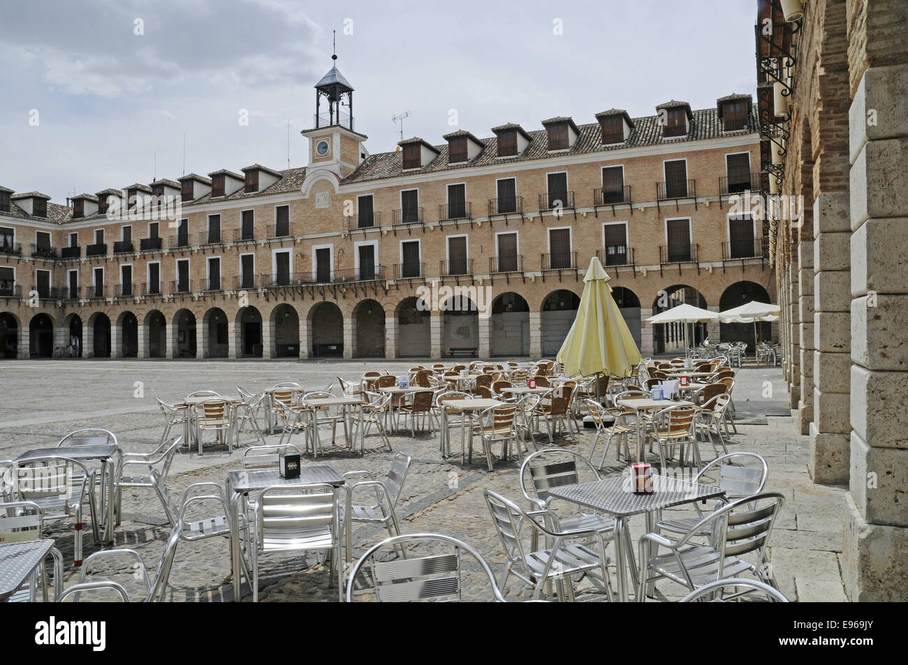 Plaza Mayor, Ocaña, Spagna Foto Stock