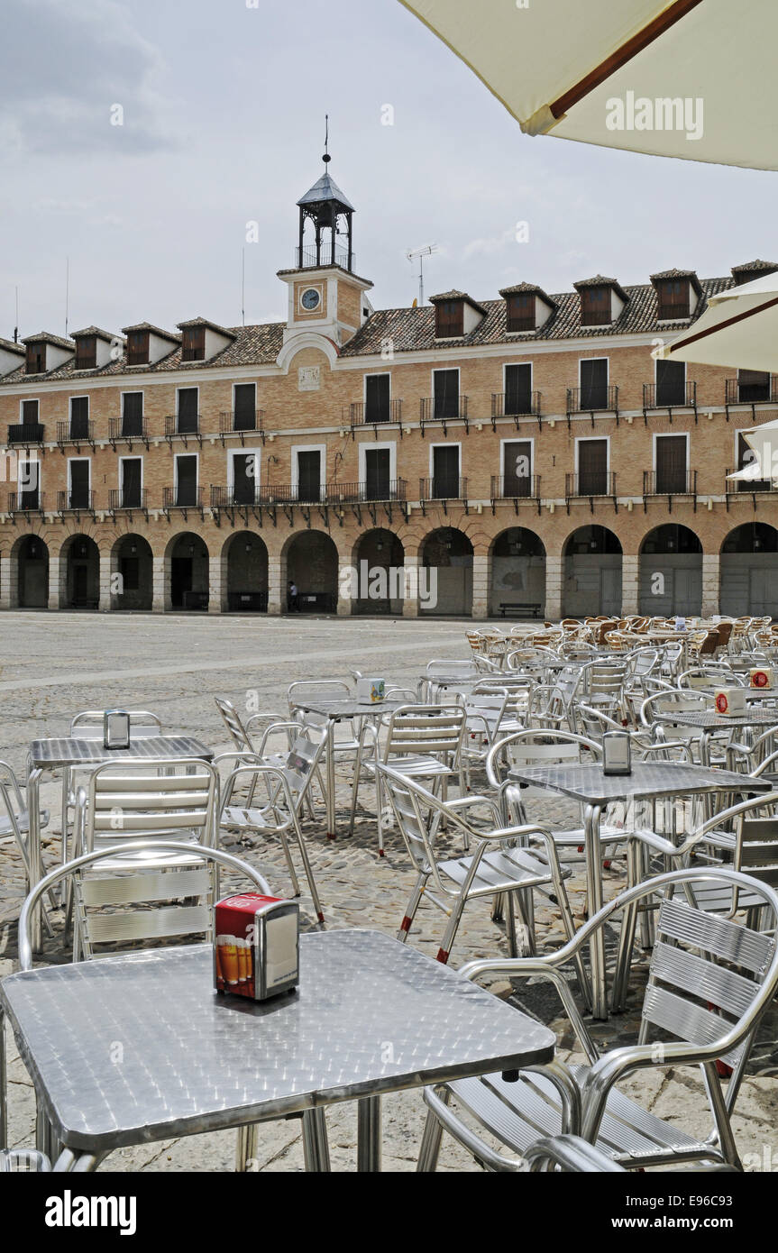 Plaza Mayor, Ocaña, Spagna Foto Stock