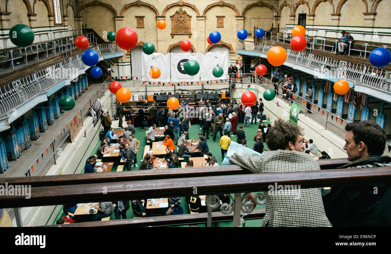 Indipendenti di birra di Manchester Convenzione, 2014 Foto Stock