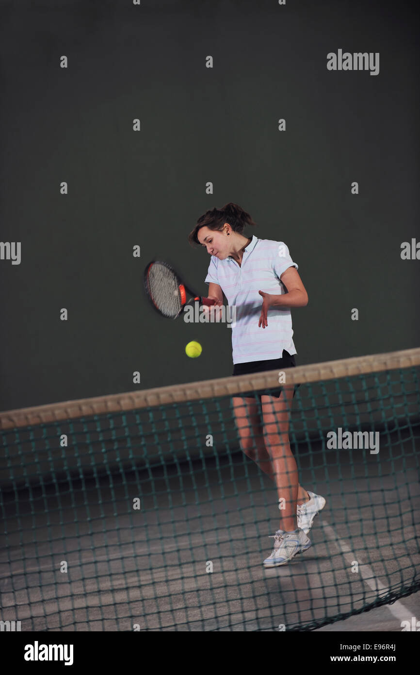 ragazza tennis Foto Stock