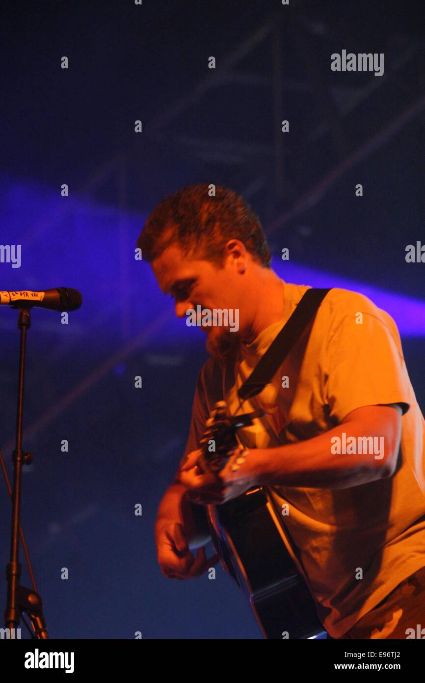 "Gelatina di limoni', T nel Parco music festival, Balado, Scozia, 2003. Foto Stock