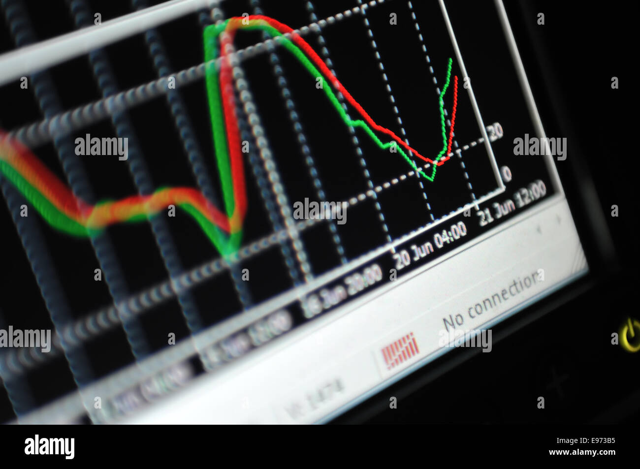 grafico d'archivio Foto Stock