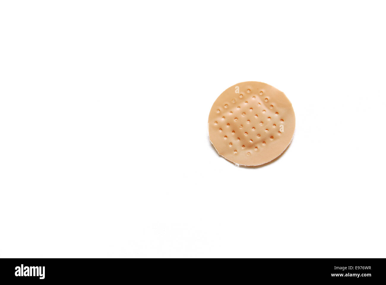 Intonaco su sfondo bianco Foto Stock