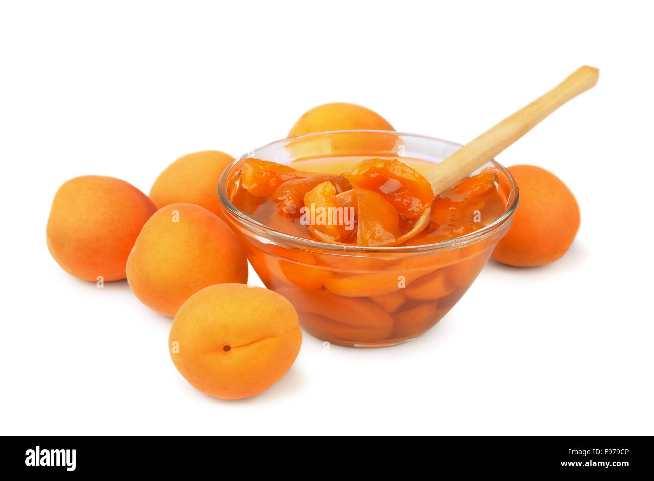 Marmellata di albicocche Foto Stock