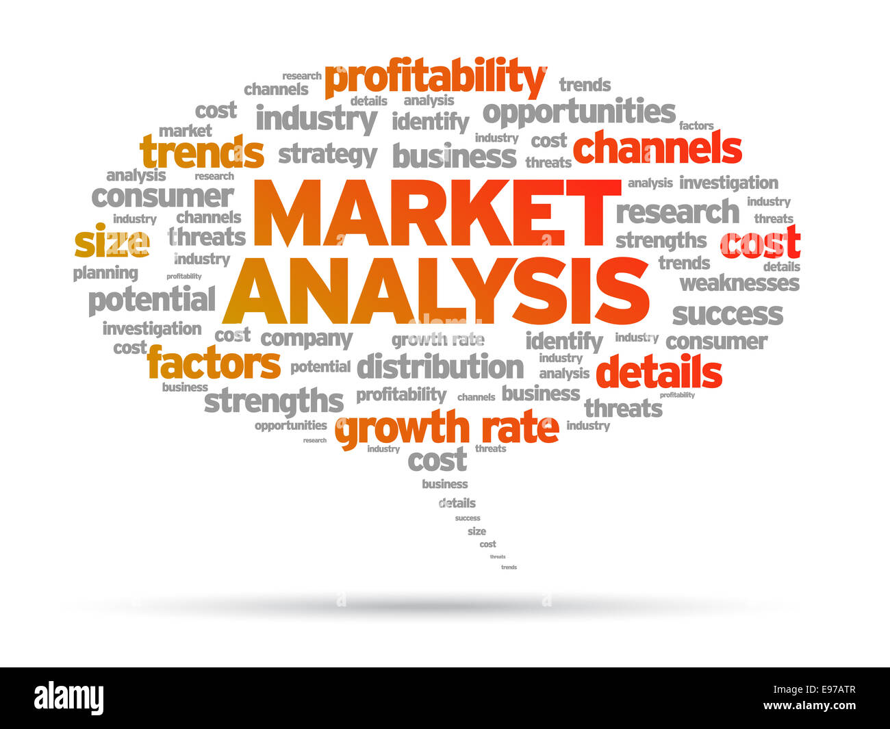 Analisi di mercato Foto Stock
