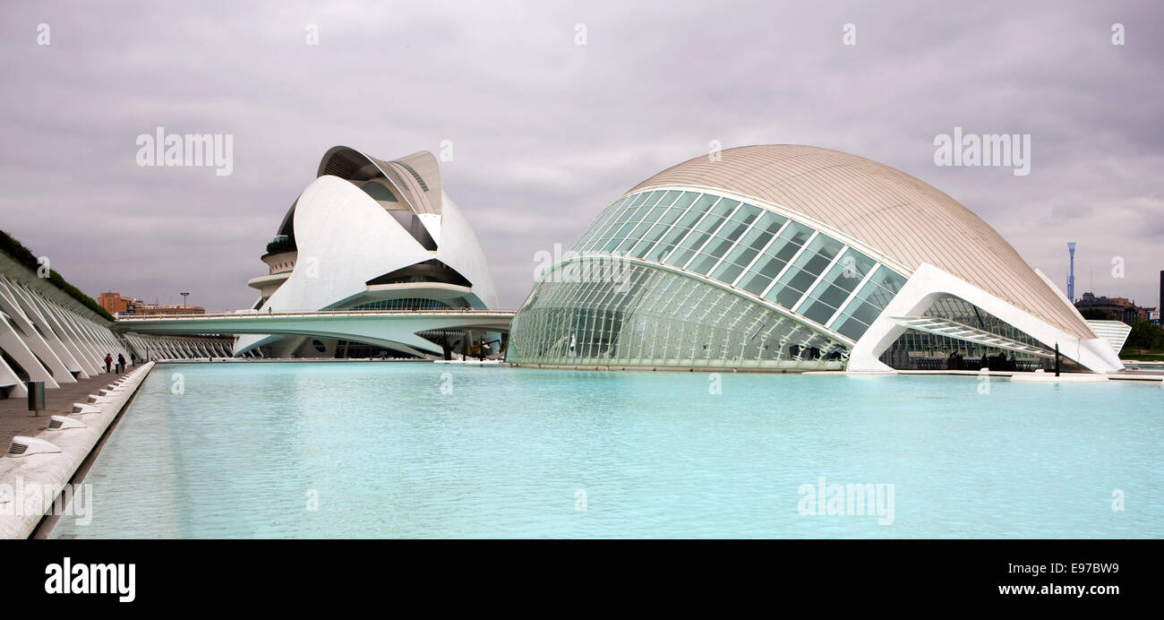 L'arte e il Museo delle Scienze di Valencia Foto Stock