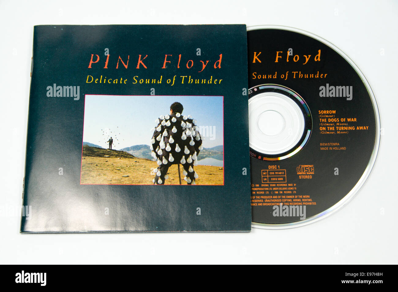 Pink Floyd suono delicato di Thunder album Foto Stock