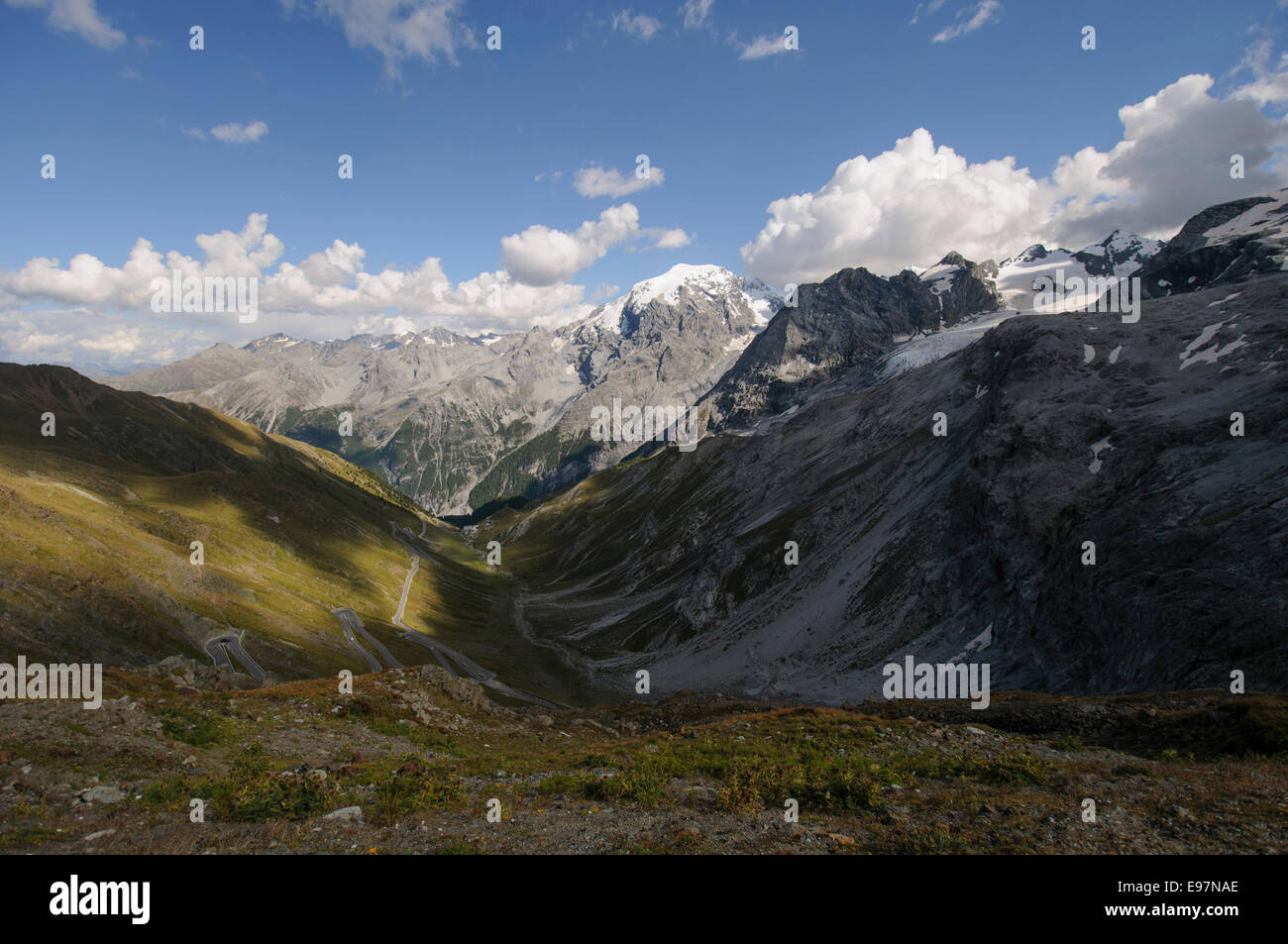 Stelvio Mountain Pass, Italia Foto Stock
