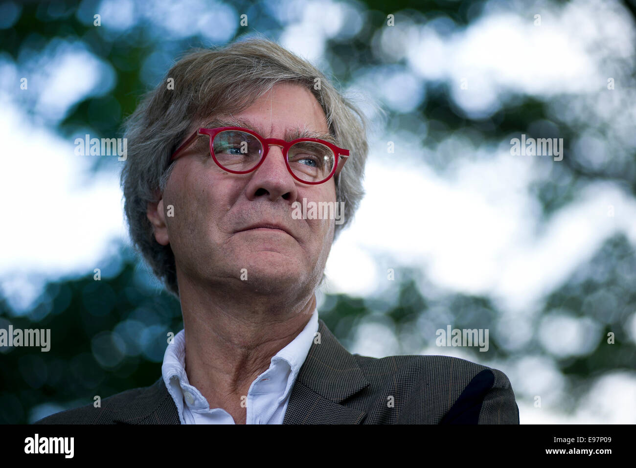 Autore Otto de Kat appare in Edinburgh International Book Festival. Foto Stock