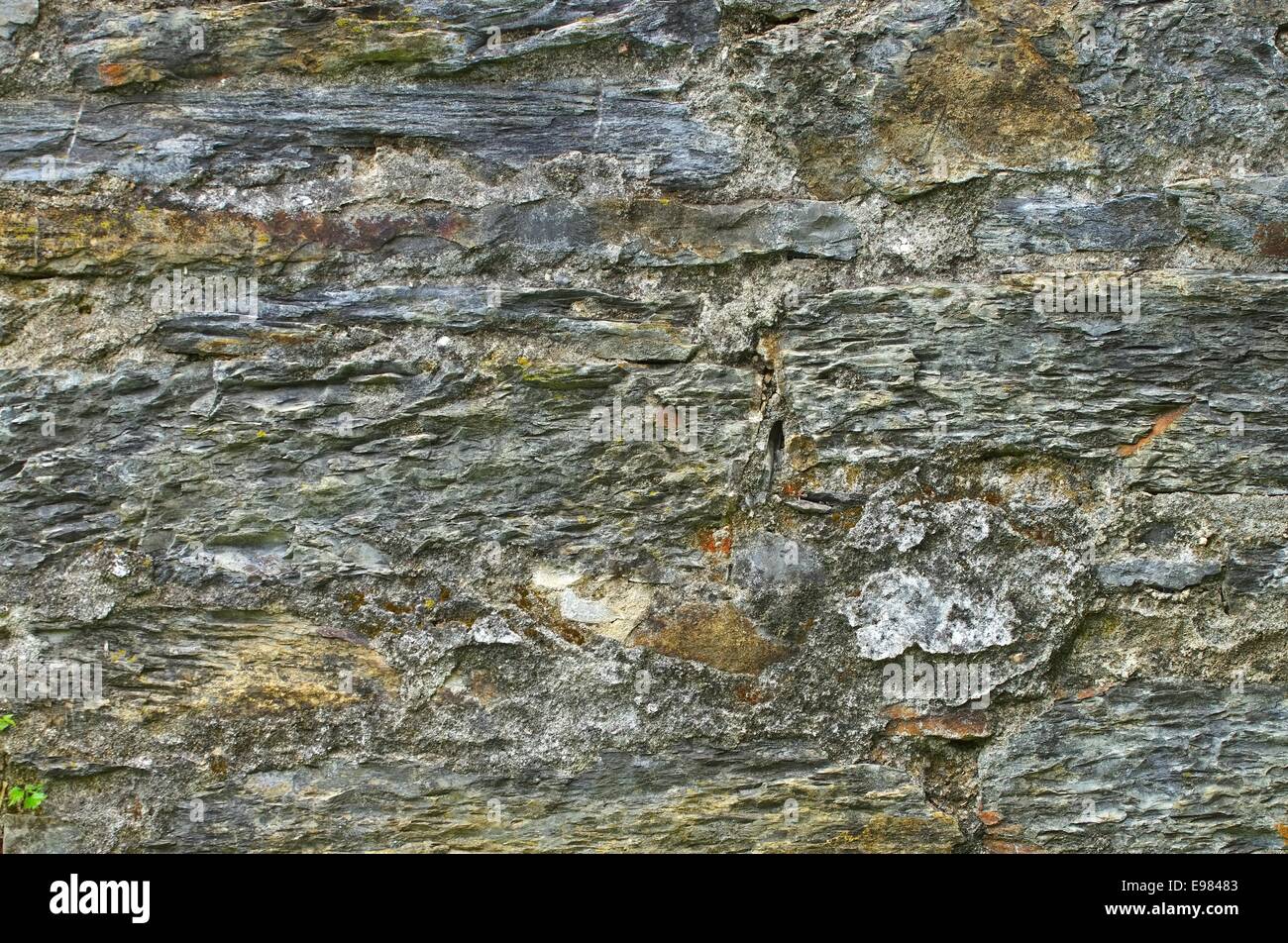 Bruchsteinmauerwerk - quarry 14 Foto Stock