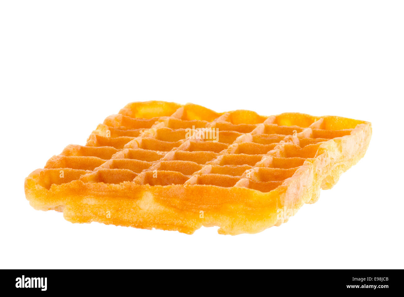 Pane appena sfornato waffle illuminata Foto Stock