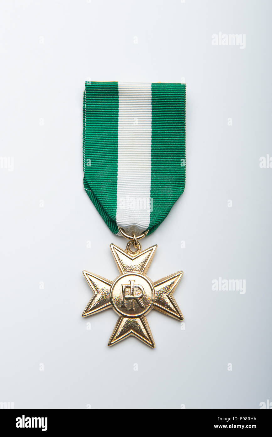 Militari Italiani medaglia commemorativa della durata del servizio Foto Stock