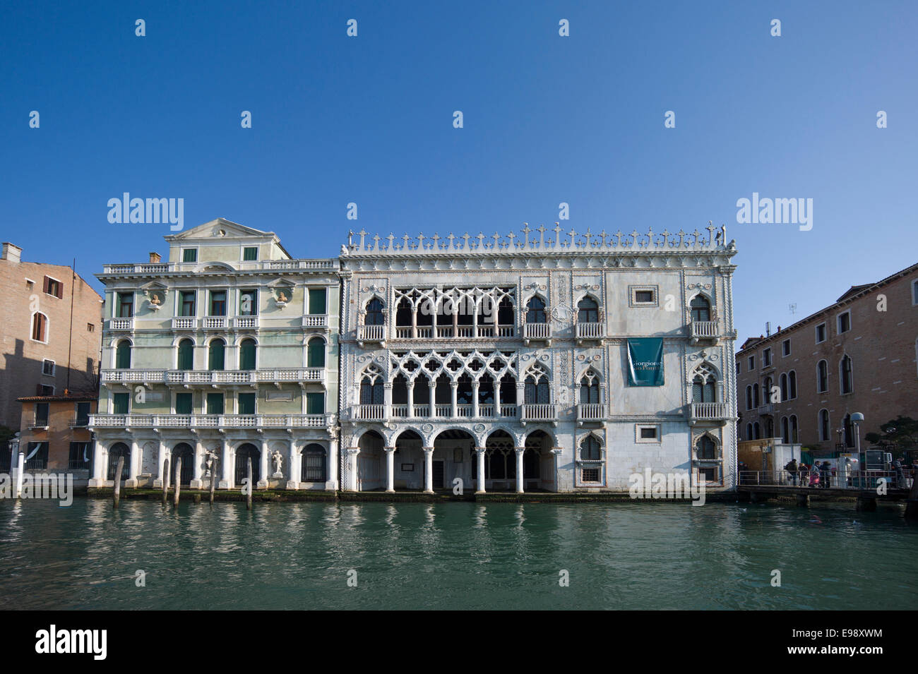 Palazzo Ca' d'Oro dal Grand Canal, Venezia, Italia. Foto Stock