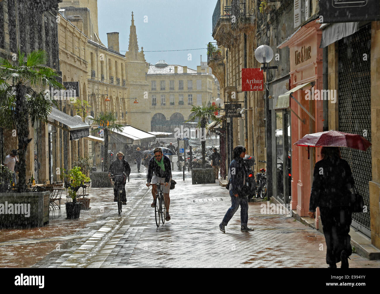 Docce in Bordeaux centro città,Francia Foto Stock