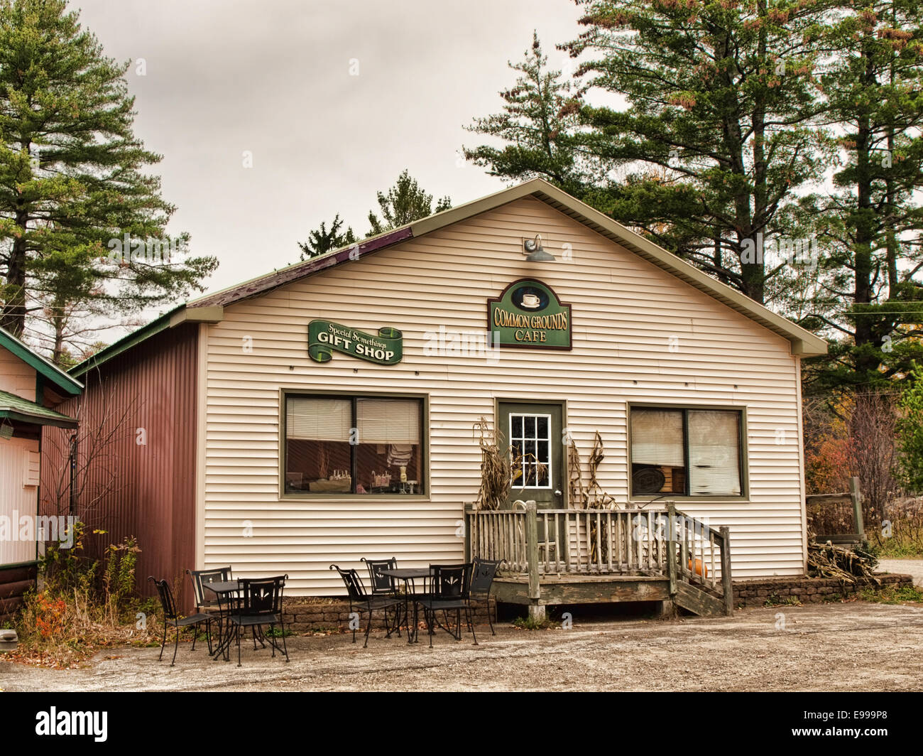 Terreni comuni caffetteria in speculatore, New York Foto Stock