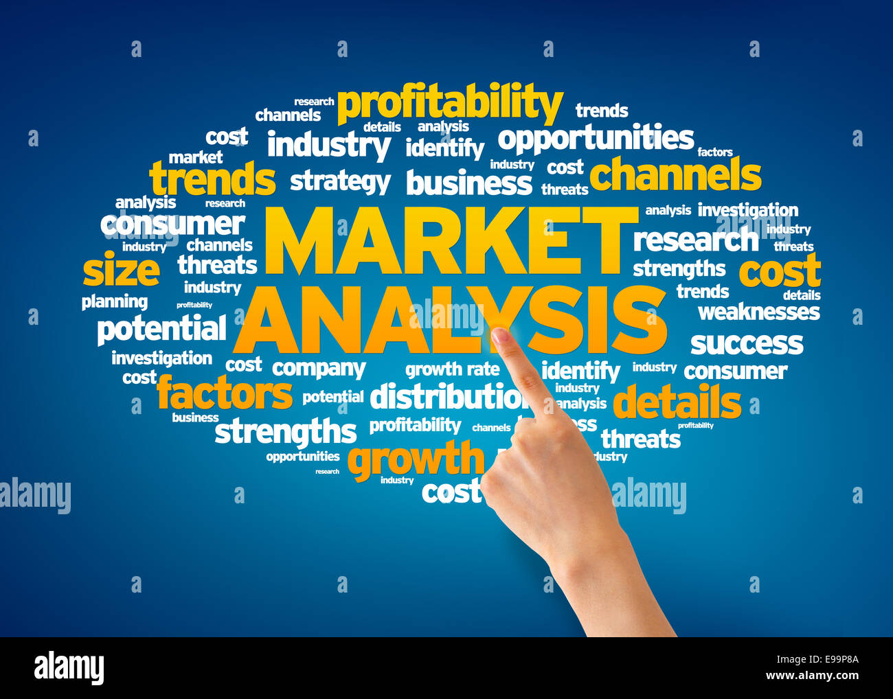 Analisi di mercato Foto Stock