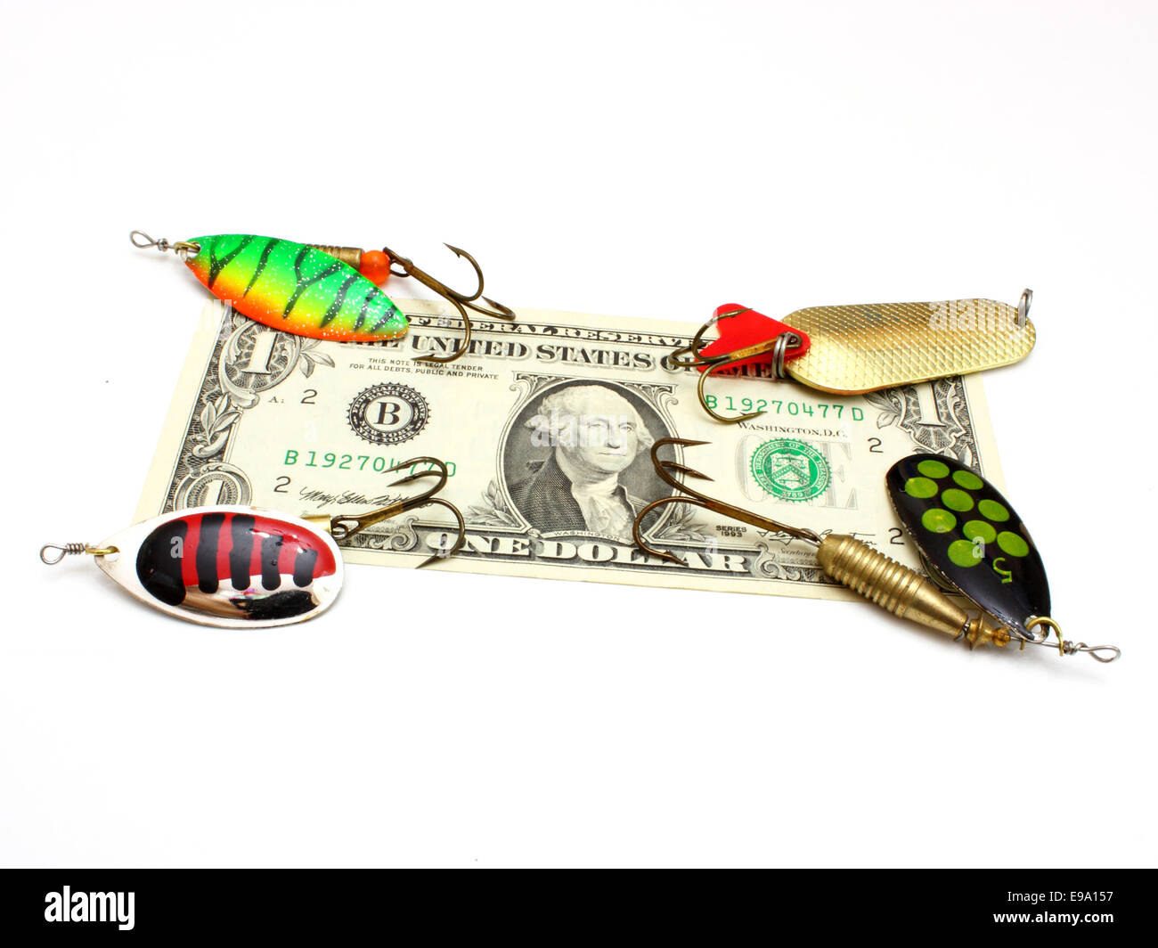 Un dollaro Foto Stock