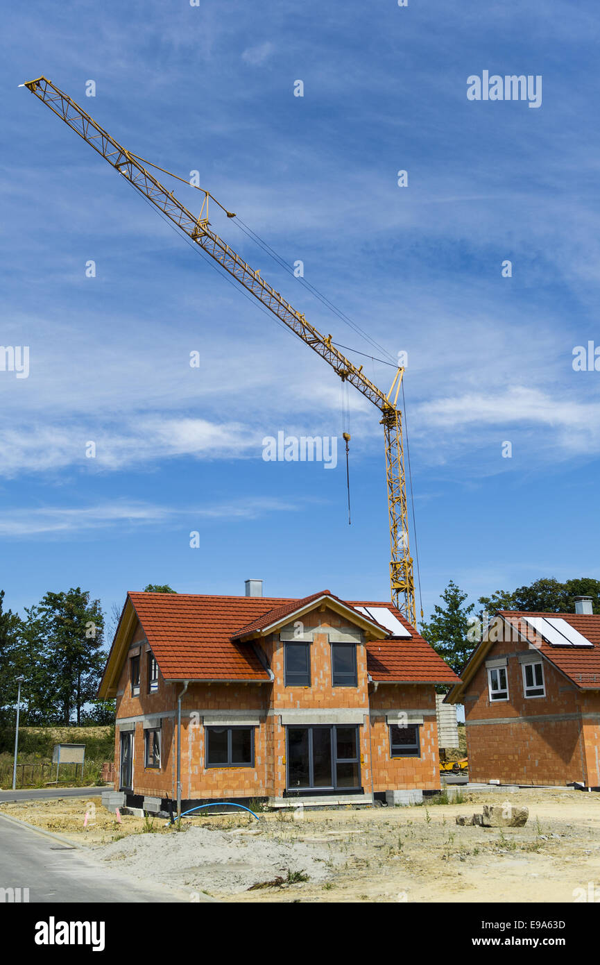 Area di sviluppo di una zona residenziale Foto Stock