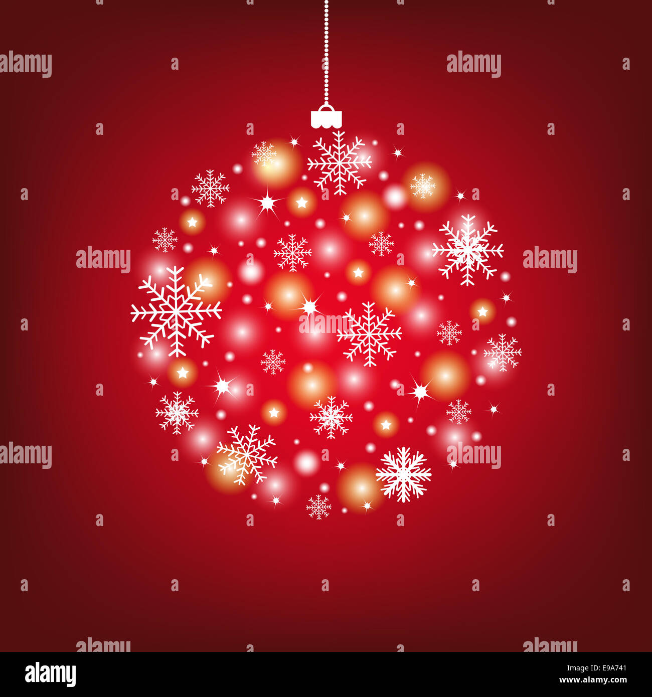 Abstract palla di Natale Foto Stock