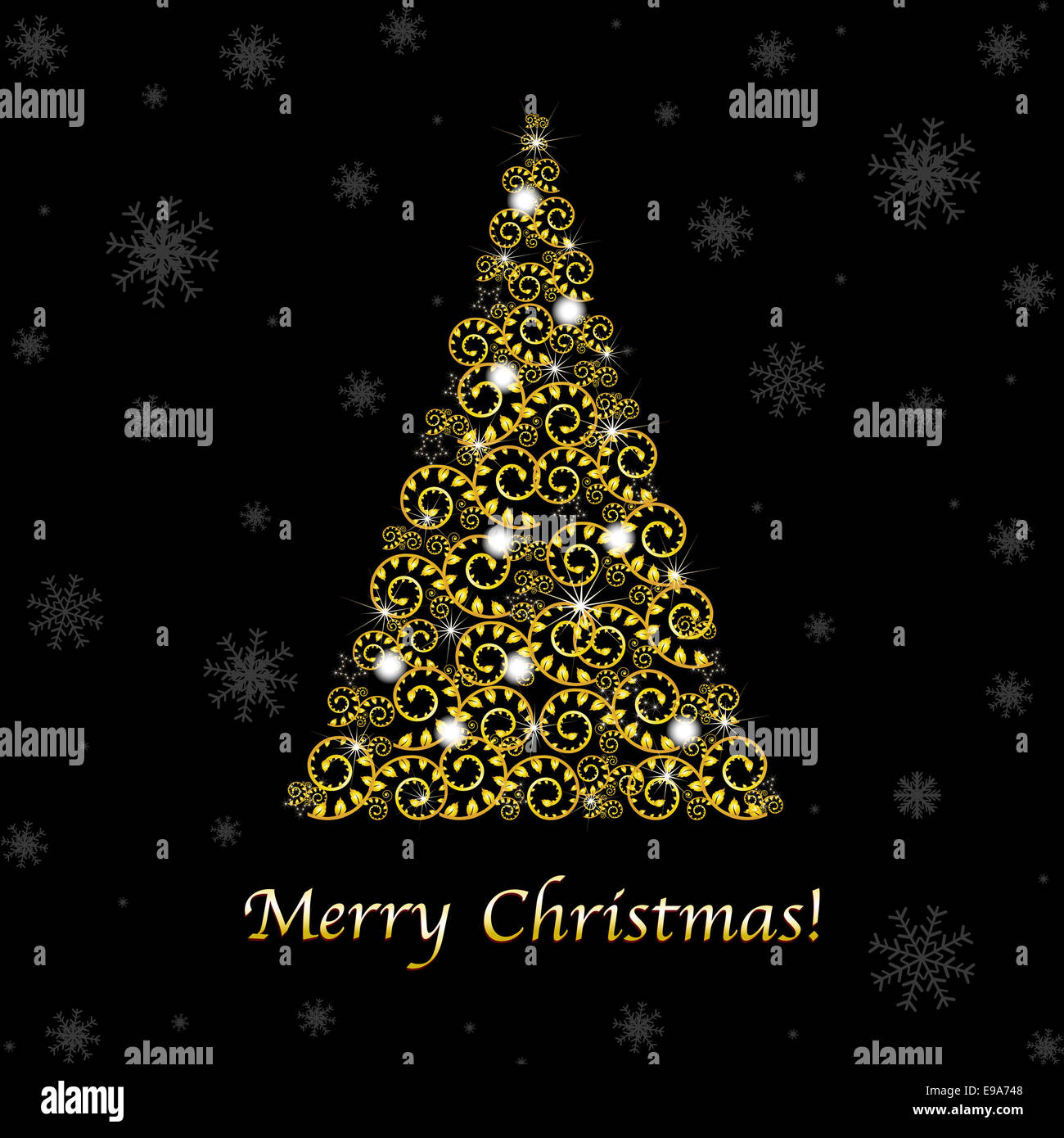 Abstract albero di Natale Foto Stock