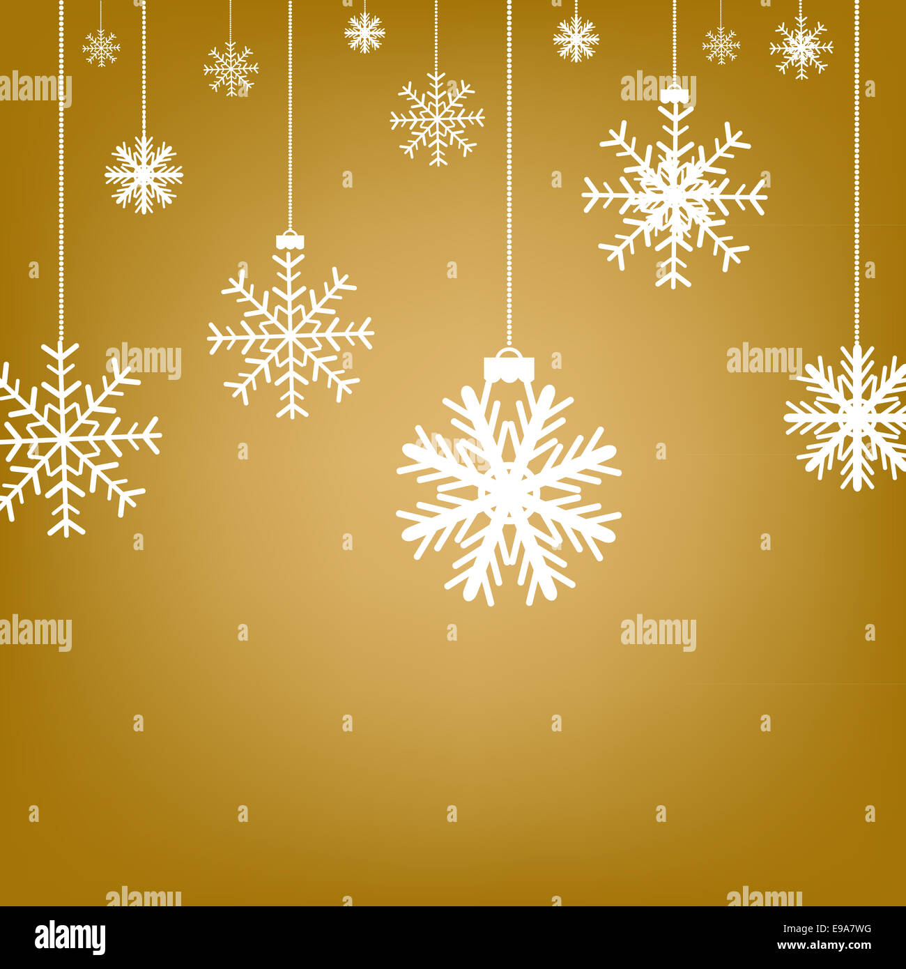 Natale sfondo fiocchi di neve Foto Stock