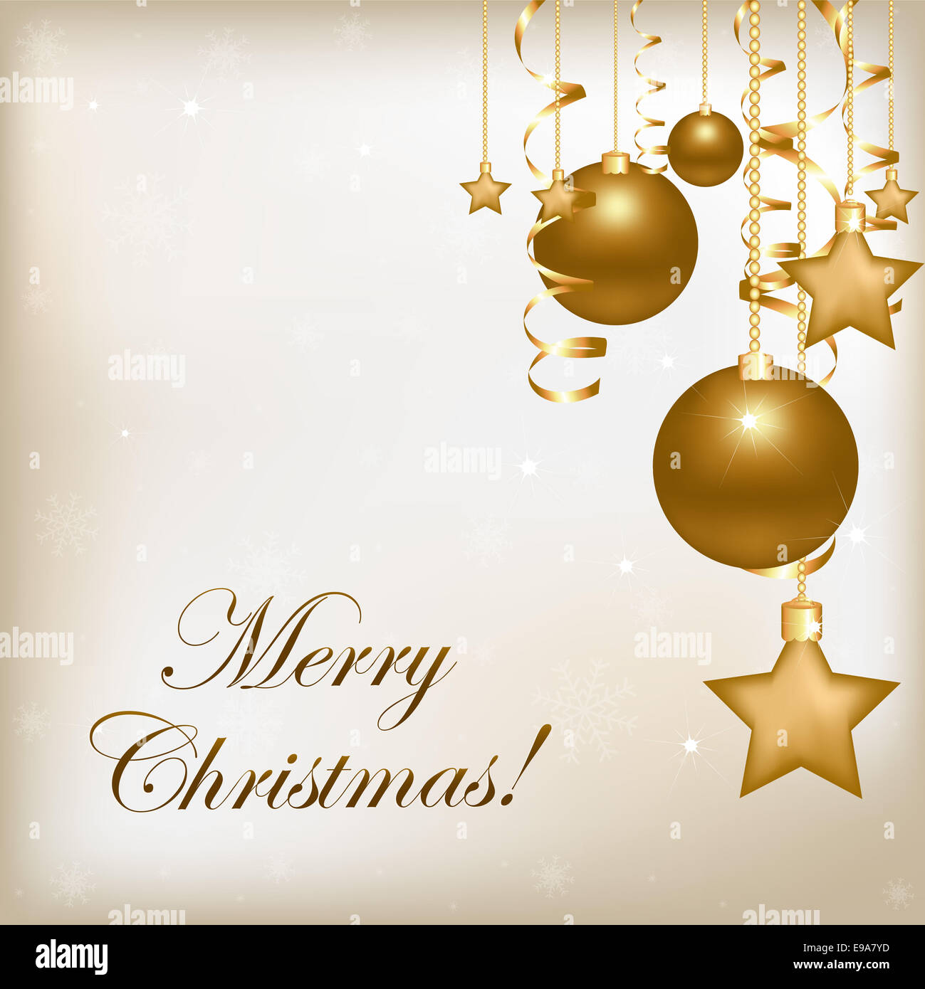 Natale e Anno Nuovo illustrazione Foto Stock