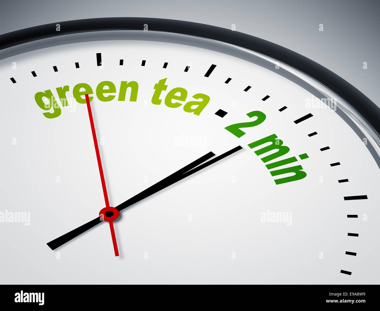 Il tè verde - 2 min Foto Stock