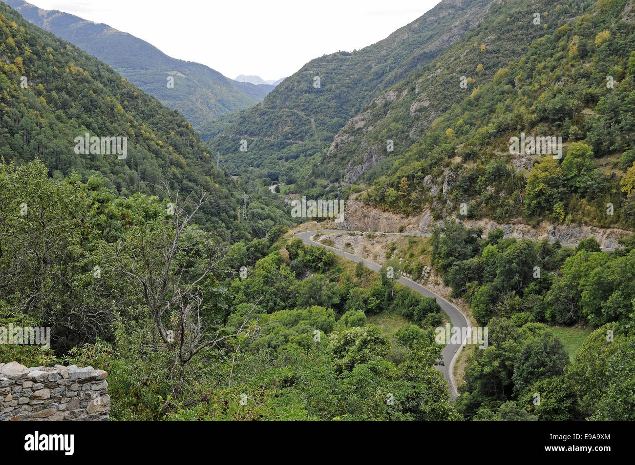 Paesaggio, La Vall de Boi, valley, Spagna Foto Stock