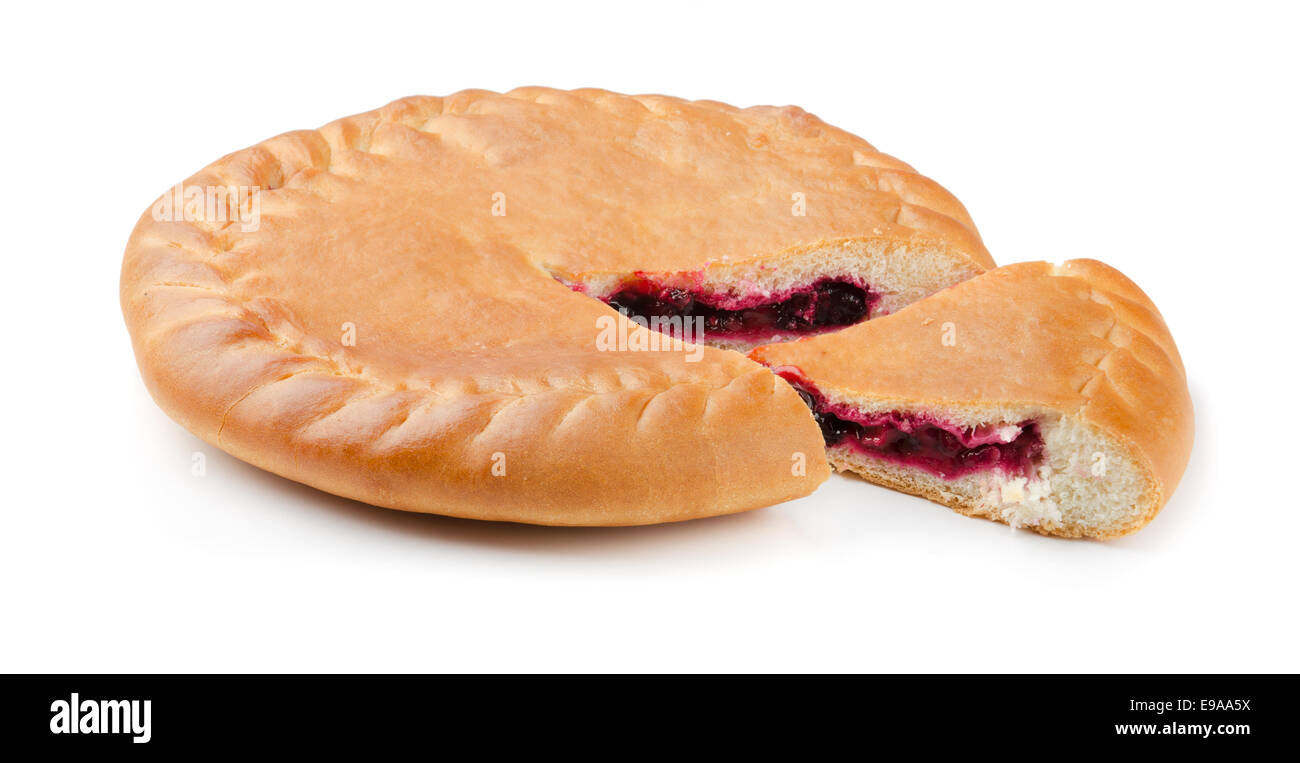 Torta di ciliegie Foto Stock