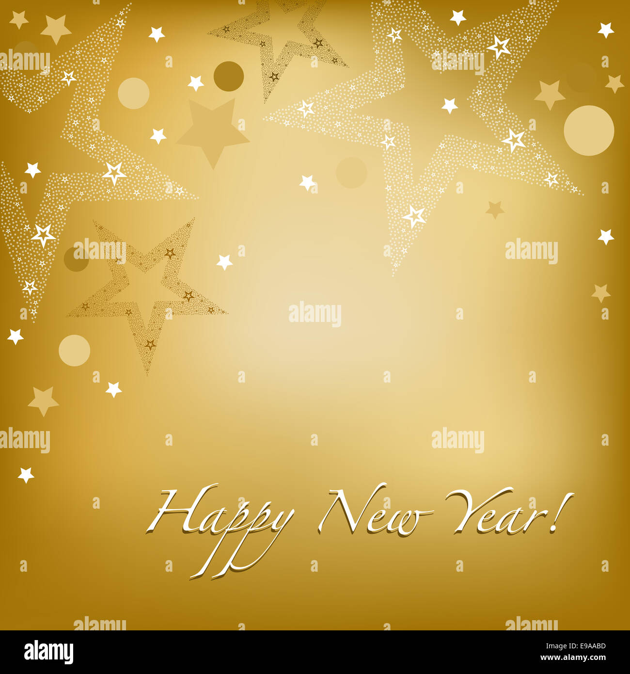 Felice Anno Nuovo Card Foto Stock
