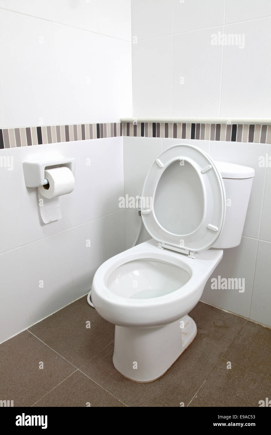 Sedile WC Foto Stock