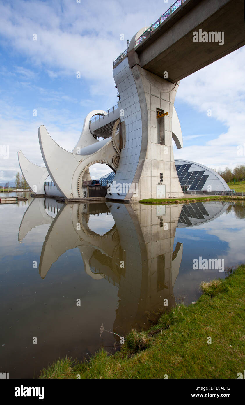 Falkirk Wheel Scozia Scotland Foto Stock