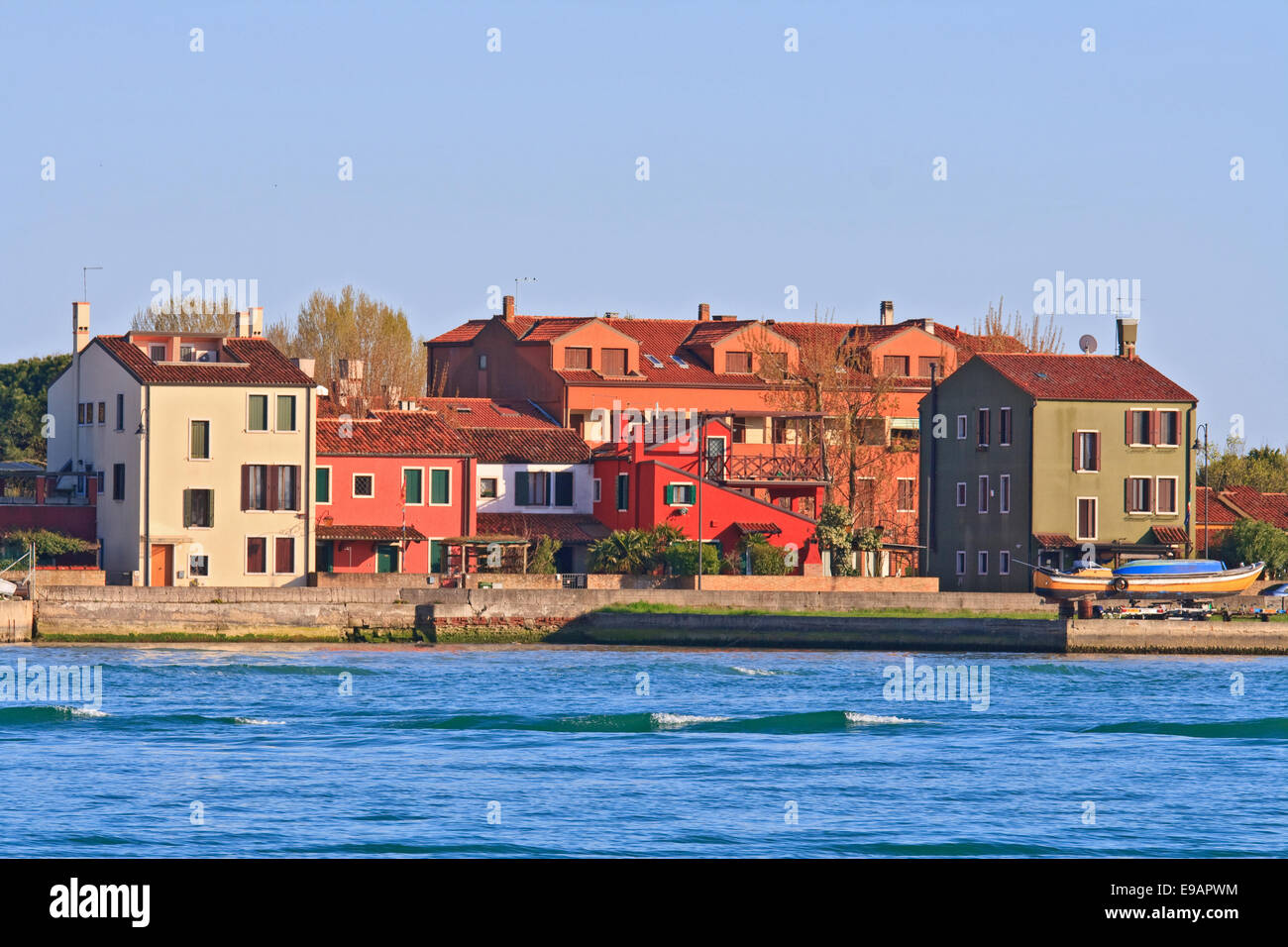 Residence in zona Isola del Lido di Venezia Italia Foto Stock