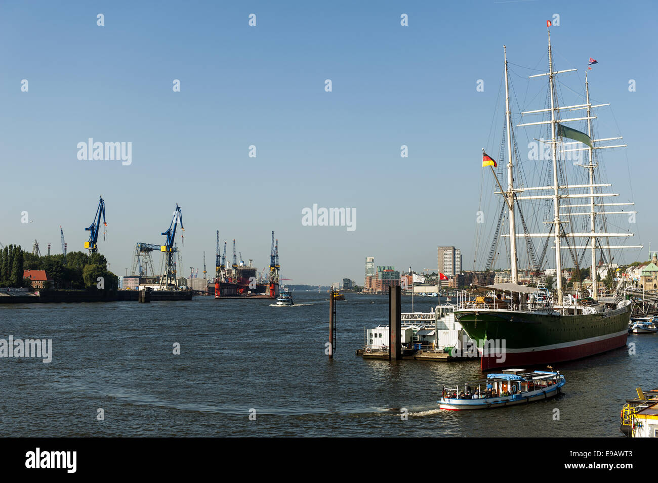 Gangplank Hamburg Foto Stock