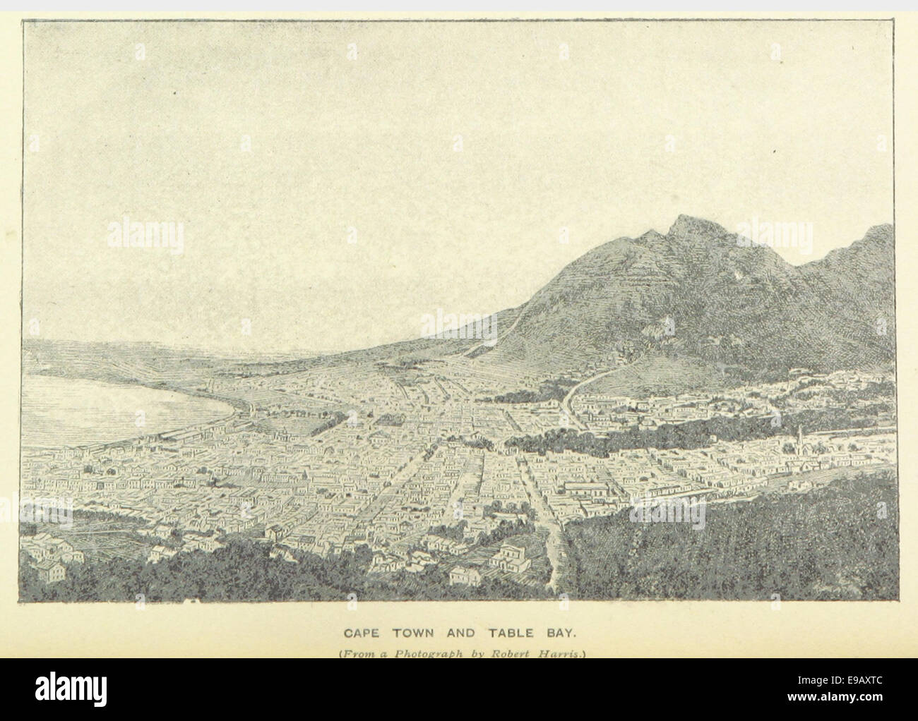 INGRAM1891 pg030 Città del Capo e di Table Bay Foto Stock