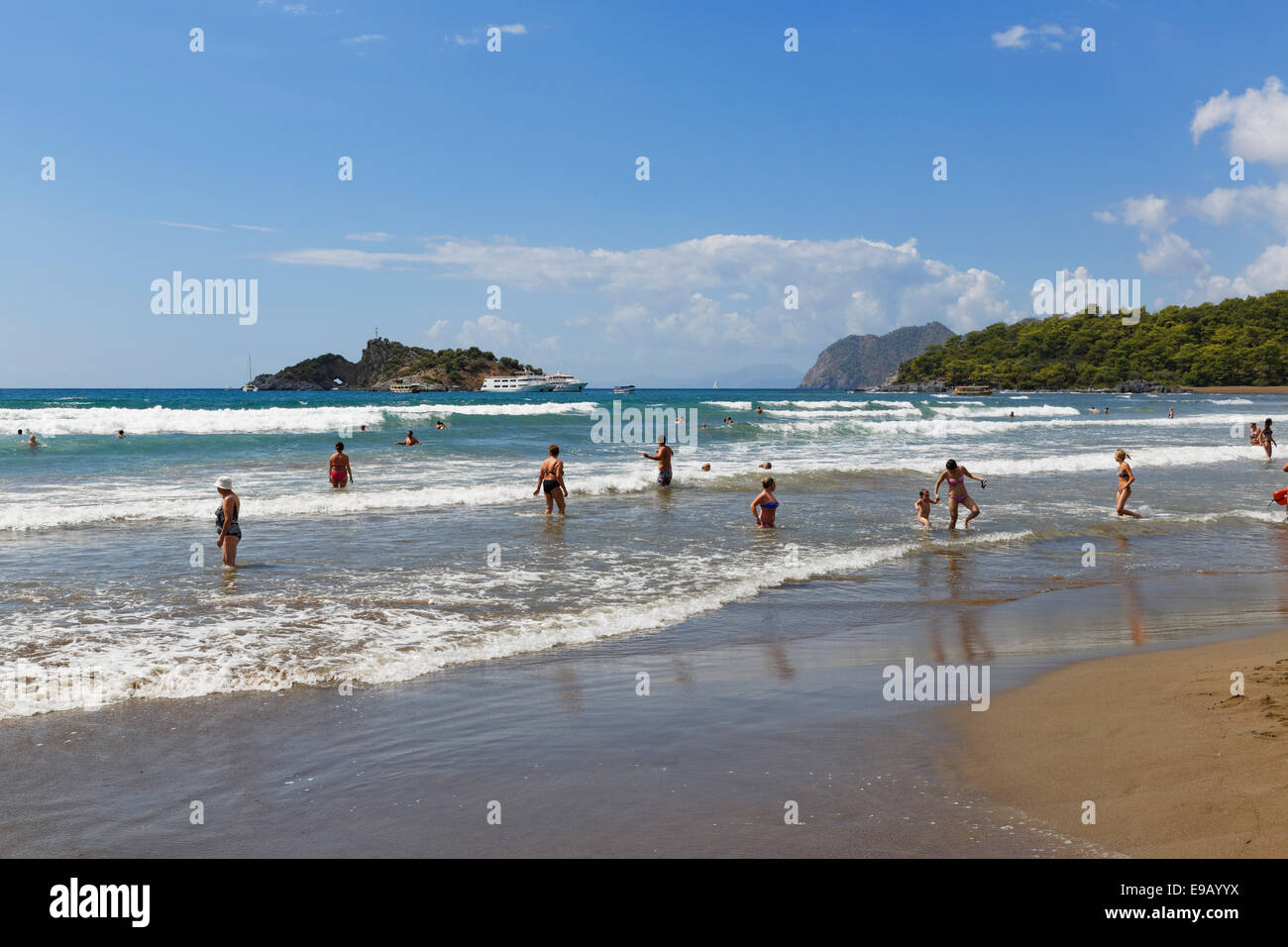 Iztuzu beach, Dalyan, Muğla Provincia, Riviera turca o Costa turchese, Egeo, Turchia Foto Stock