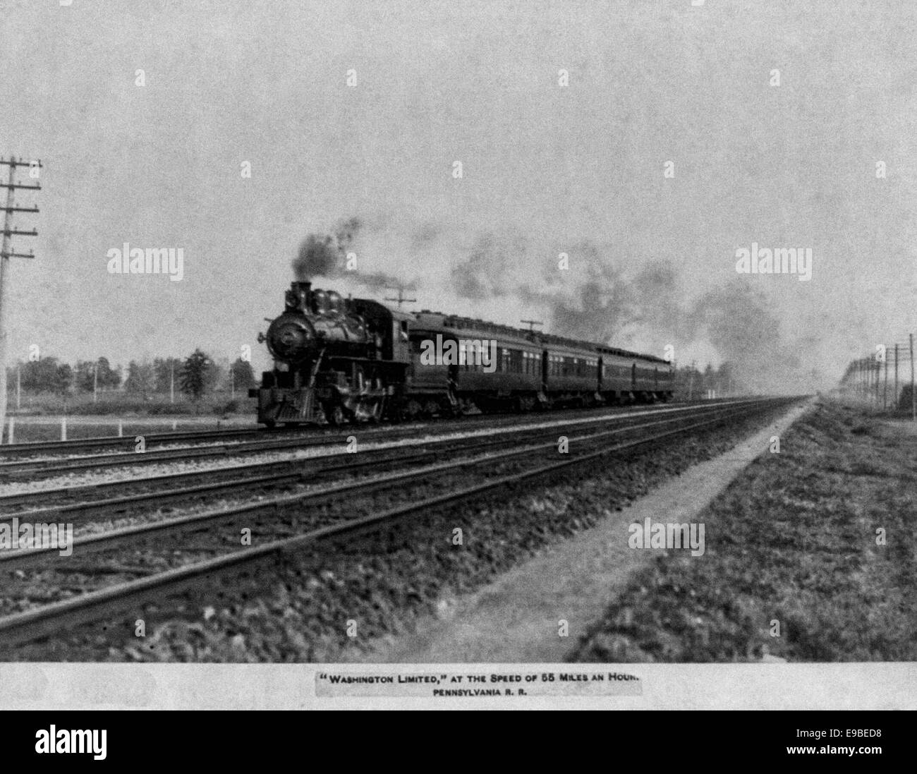 Washington limitata alla velocità di 55 miglia all'ora 1896 Foto Stock