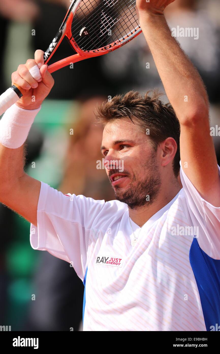 ATP World Tour Masters 1000 - finale con: Stanislas Wawrinka dove: Monte Carlo quando: 20 Apr 2014 Foto Stock