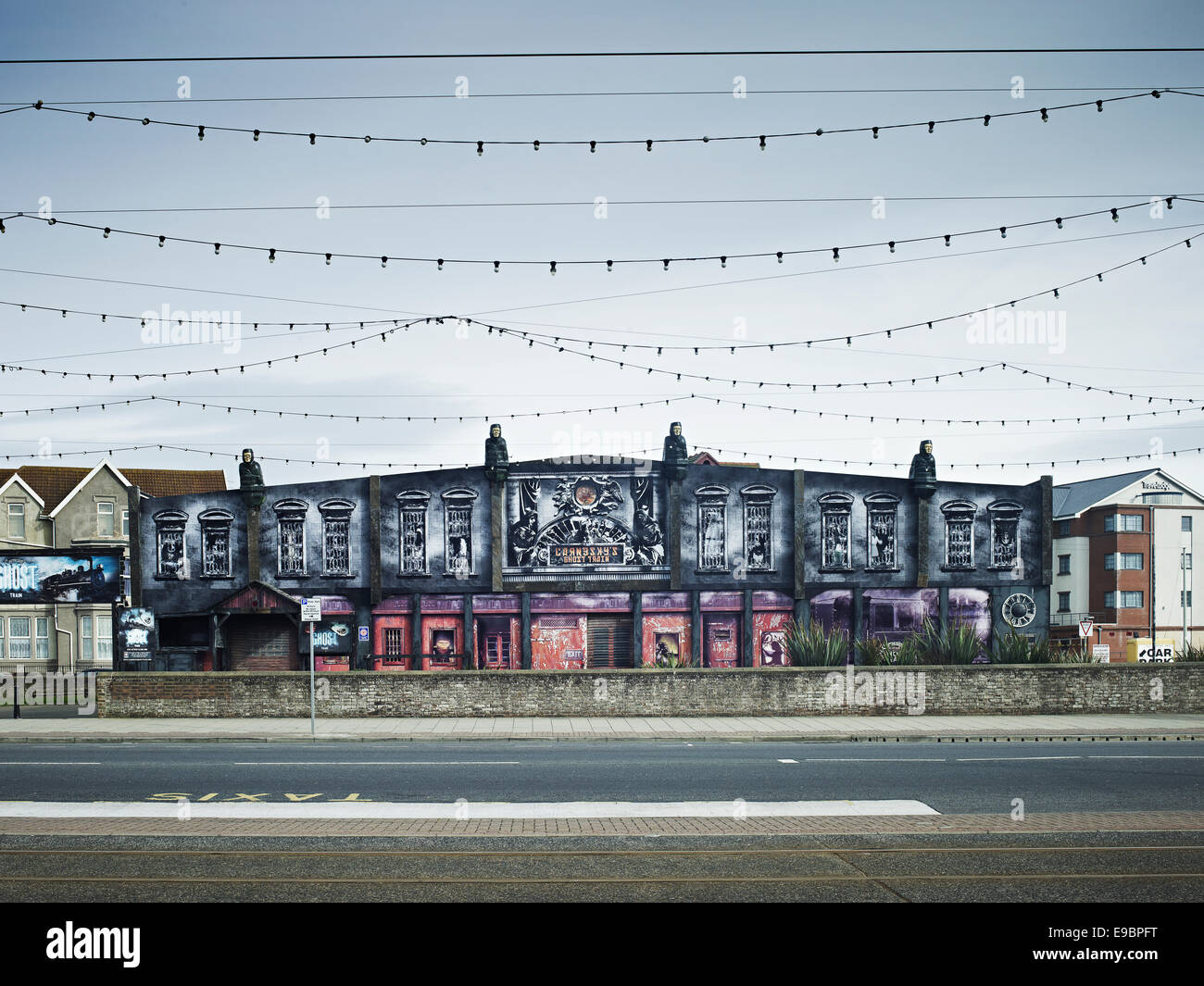 Un immagini dalla serie 'Piacere Prom" di Mark Reeves, fotografie di esplorare il nuovo riqualificazione Promenade di Blackpool Foto Stock