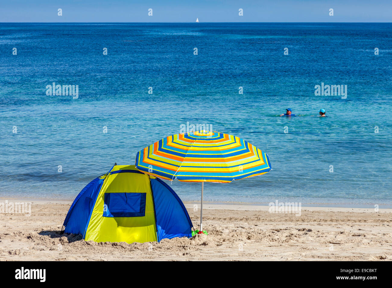Spiaggia di Ca'n Picafort, Maiorca - Spagna Foto Stock