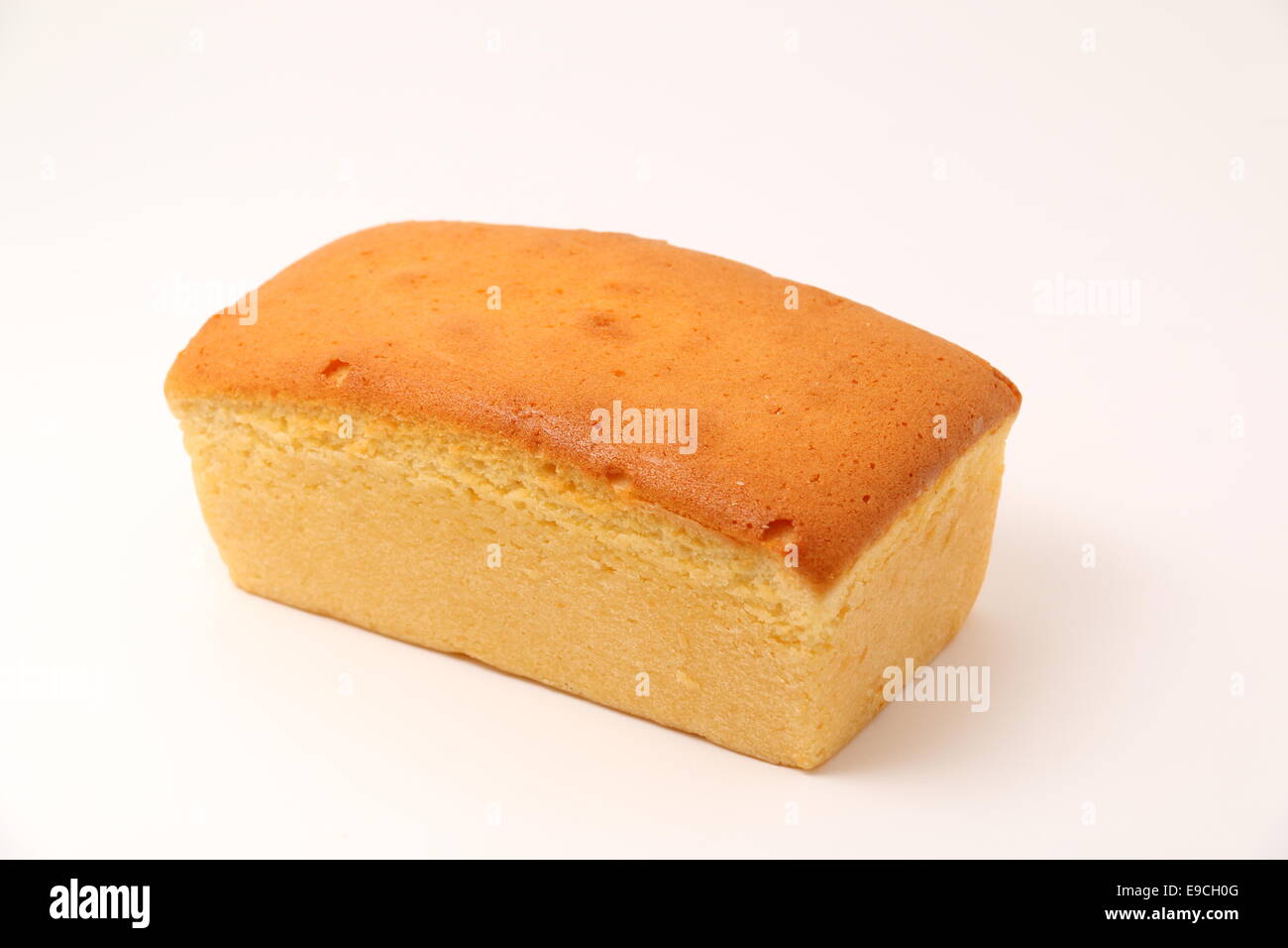Un burro torta su uno sfondo bianco. Foto Stock
