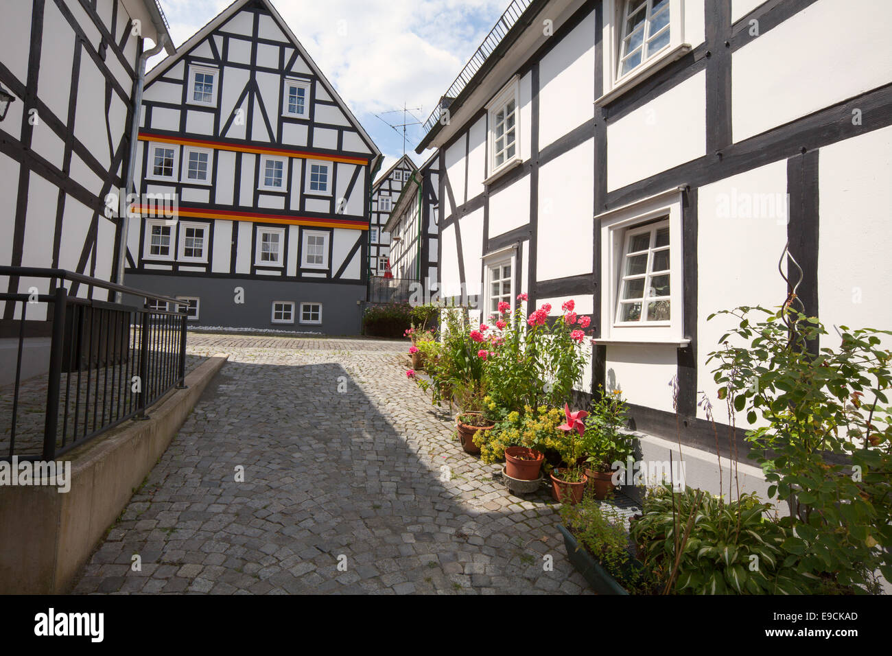 Centro storico, alterare, Flecken Freudenberg Siegerland regione Renania settentrionale-Vestfalia, Germania, Europa Foto Stock