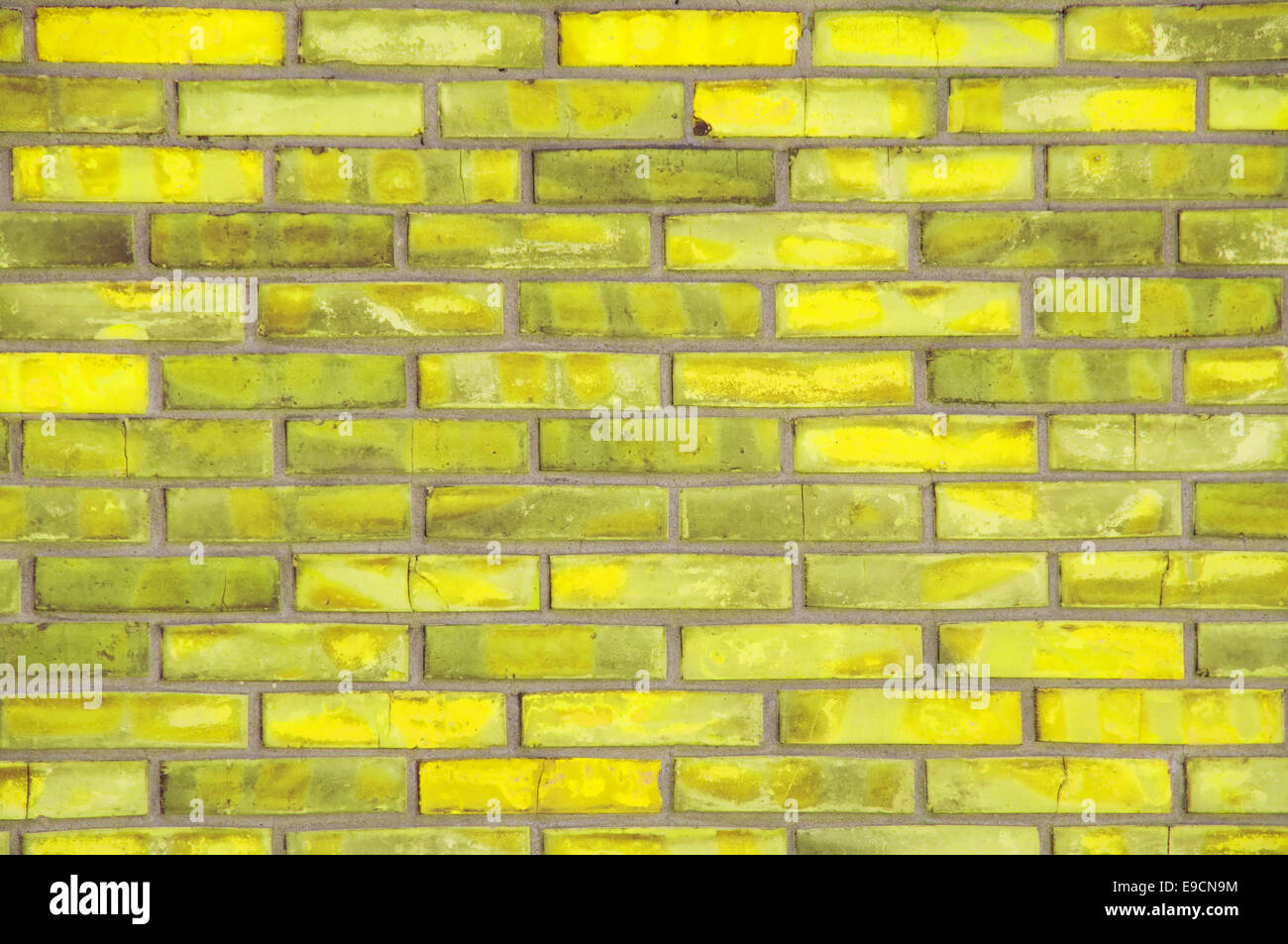 Mattone giallo a Venezia Foto Stock