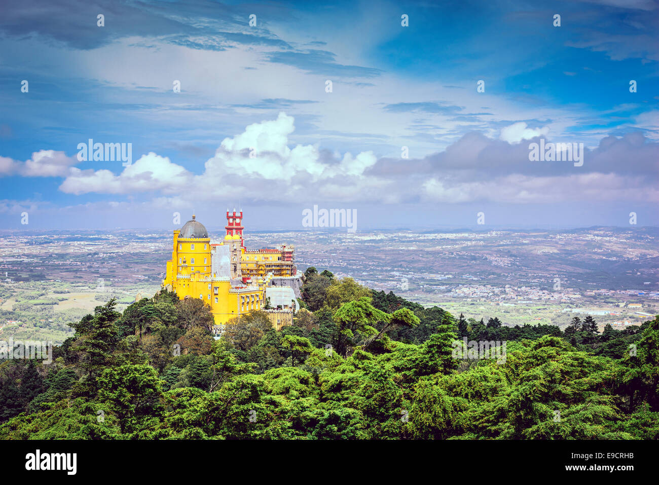 Sintra, Portogallo al Pena palazzo nazionale Foto Stock